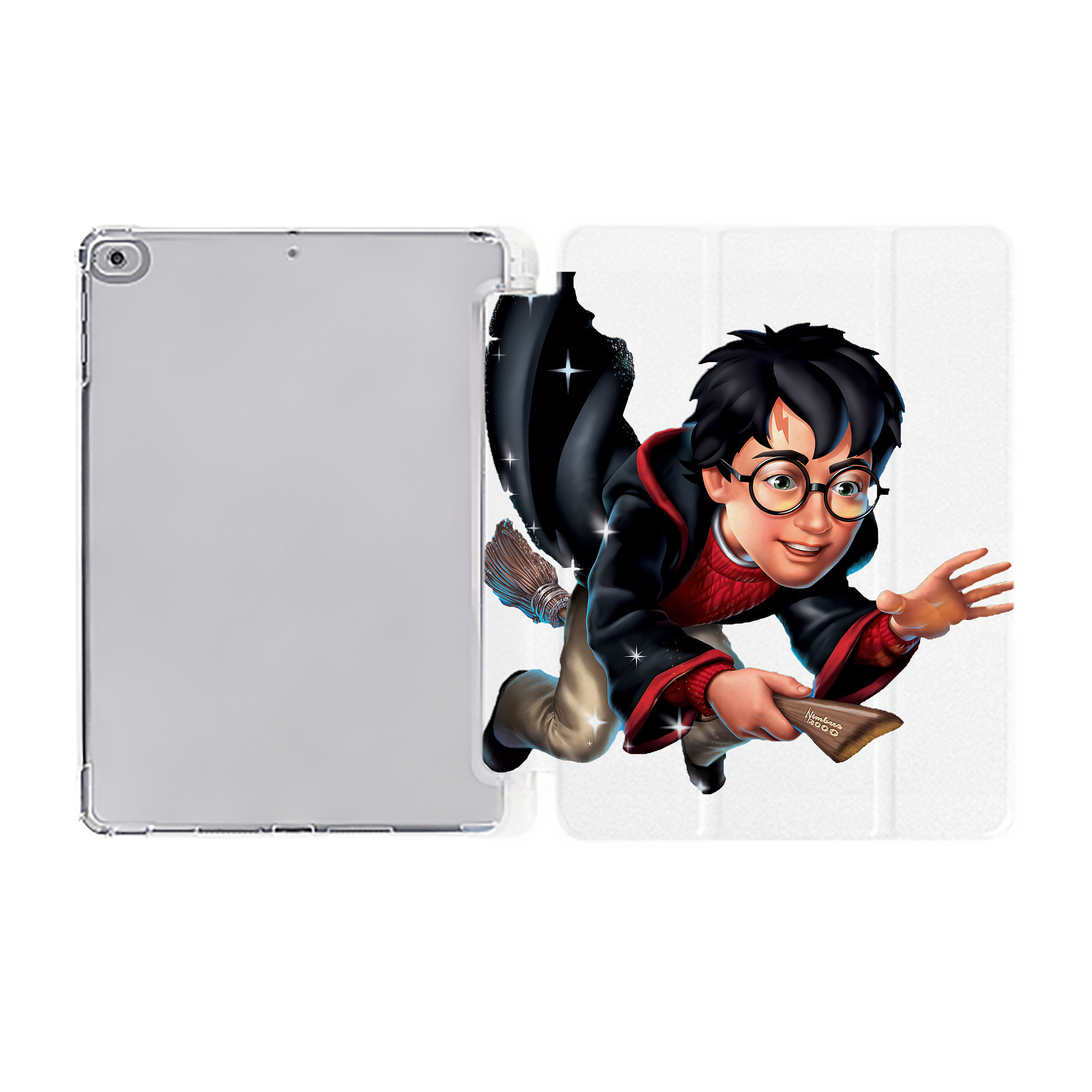 （画像用） Harry Potter ハリー・ポッターシリーズ IPad ケース ペン収納付き 三つ折りスタンド PUレザー×シリコン 対応機種9.5/10.5/10.9インチ